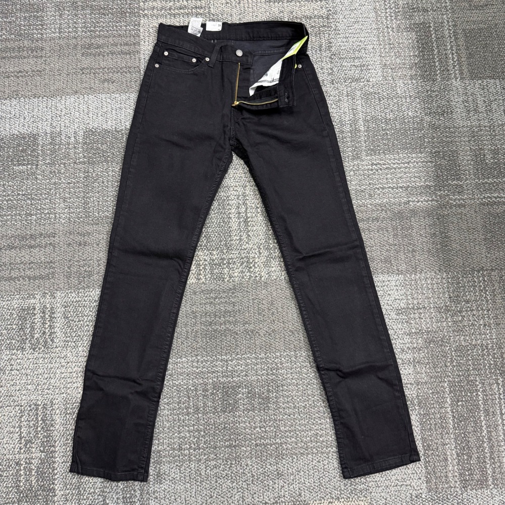Levis 511 Slim Jeans Mens 32x34 Black Solid Levis Flex Performance Denim